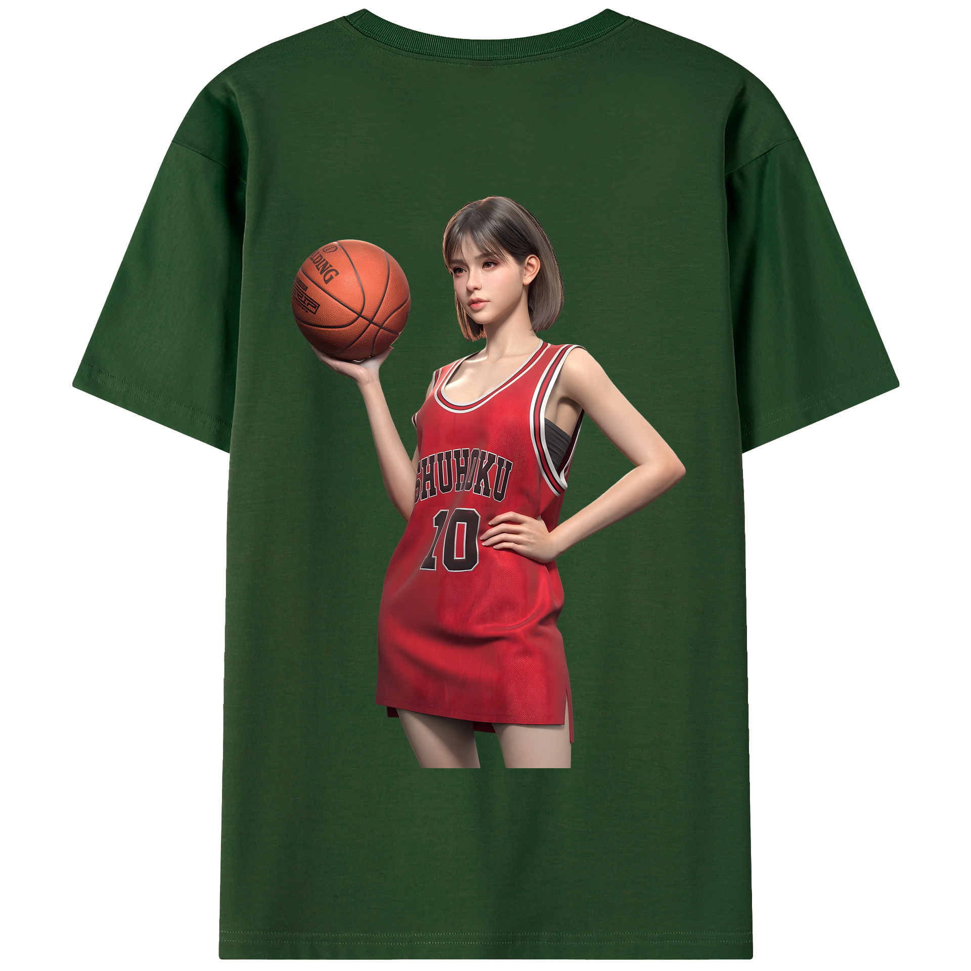 SLAM DUNK／スラムダンク 綿100％半袖Tシャツ（背面プリント）